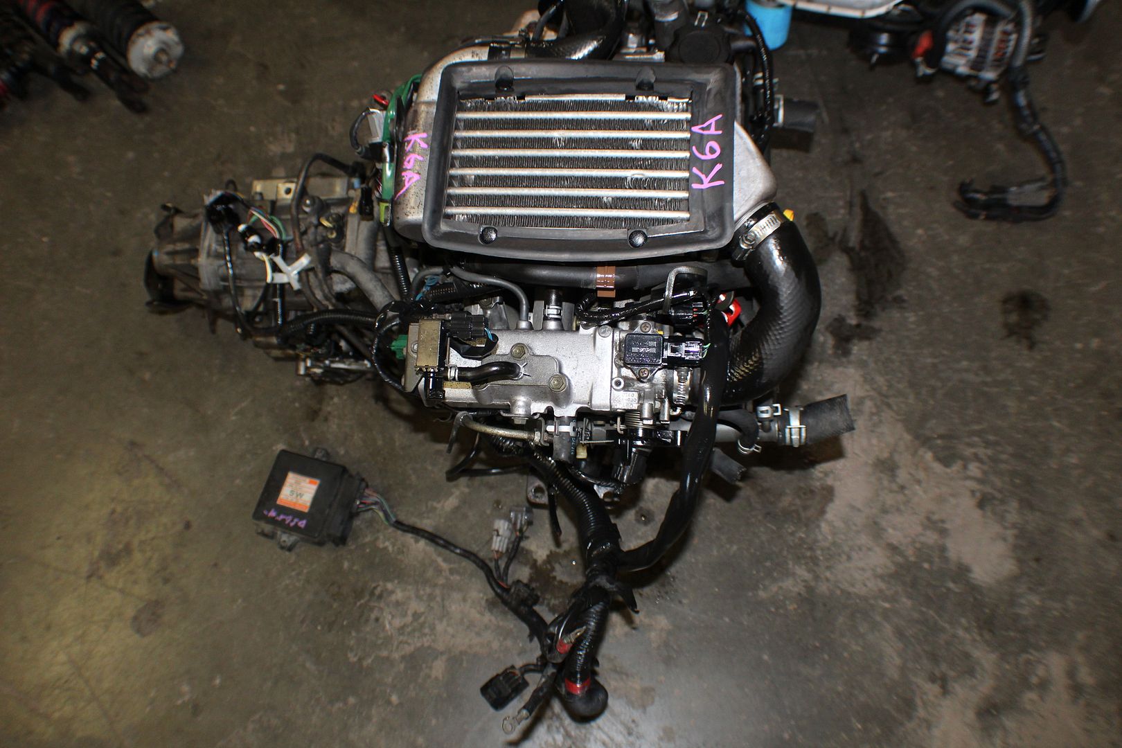 JDM Suzuki K6A 650cc Turbo Engine + Automatic Transmission Wire Motor